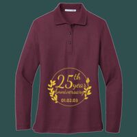 Women's Silk Touch Long Sleeve Polo Thumbnail