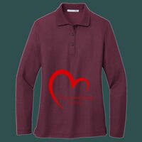 Women's Silk Touch Long Sleeve Polo Thumbnail