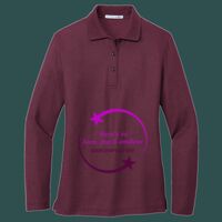 Women's Silk Touch Long Sleeve Polo Thumbnail
