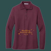 Women's Silk Touch Long Sleeve Polo Thumbnail