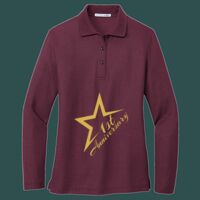 Women's Silk Touch Long Sleeve Polo Thumbnail