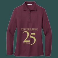 Women's Silk Touch Long Sleeve Polo Thumbnail