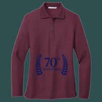 Women's Silk Touch Long Sleeve Polo Thumbnail
