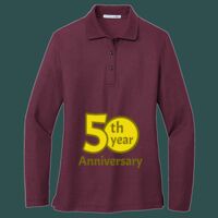 Women's Silk Touch Long Sleeve Polo Thumbnail