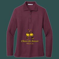 Women's Silk Touch Long Sleeve Polo Thumbnail