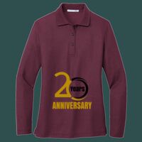 Women's Silk Touch Long Sleeve Polo Thumbnail