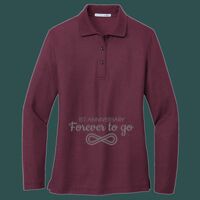 Women's Silk Touch Long Sleeve Polo Thumbnail