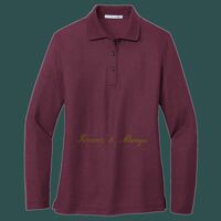 Women's Silk Touch Long Sleeve Polo Thumbnail