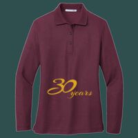 Women's Silk Touch Long Sleeve Polo Thumbnail