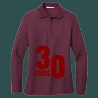 Women's Silk Touch Long Sleeve Polo Thumbnail