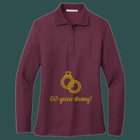 Women's Silk Touch Long Sleeve Polo Thumbnail