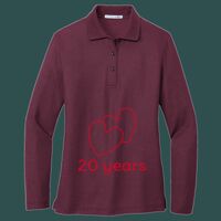 Women's Silk Touch Long Sleeve Polo Thumbnail