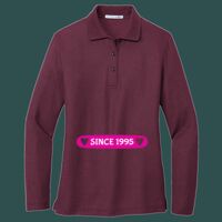 Women's Silk Touch Long Sleeve Polo Thumbnail
