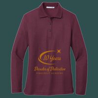 Women's Silk Touch Long Sleeve Polo Thumbnail