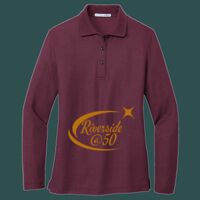 Women's Silk Touch Long Sleeve Polo Thumbnail