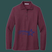 Women's Silk Touch Long Sleeve Polo Thumbnail