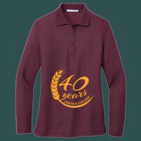 Women's Silk Touch Long Sleeve Polo Thumbnail