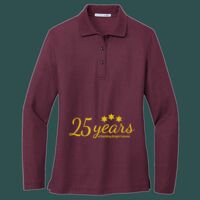 Women's Silk Touch Long Sleeve Polo Thumbnail