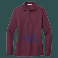 Women's Silk Touch Long Sleeve Polo Thumbnail