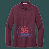 Women's Silk Touch Long Sleeve Polo Thumbnail