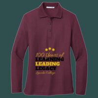 Women's Silk Touch Long Sleeve Polo Thumbnail