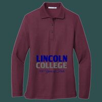 Women's Silk Touch Long Sleeve Polo Thumbnail