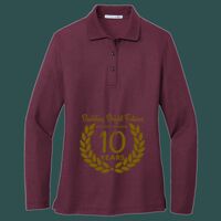 Women's Silk Touch Long Sleeve Polo Thumbnail