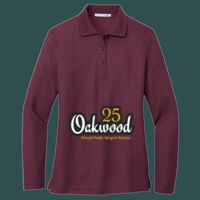 Women's Silk Touch Long Sleeve Polo Thumbnail