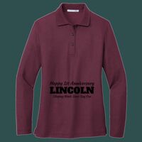 Women's Silk Touch Long Sleeve Polo Thumbnail