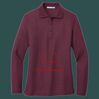 Women's Silk Touch Long Sleeve Polo Thumbnail