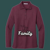 Women's Silk Touch Long Sleeve Polo Thumbnail