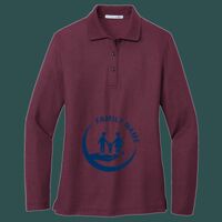 Women's Silk Touch Long Sleeve Polo Thumbnail
