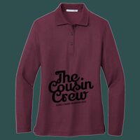 Women's Silk Touch Long Sleeve Polo Thumbnail