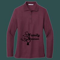Women's Silk Touch Long Sleeve Polo Thumbnail