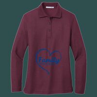 Women's Silk Touch Long Sleeve Polo Thumbnail
