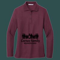 Women's Silk Touch Long Sleeve Polo Thumbnail