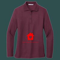Women's Silk Touch Long Sleeve Polo Thumbnail