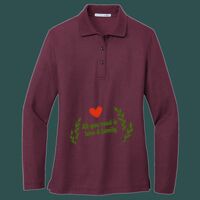 Women's Silk Touch Long Sleeve Polo Thumbnail