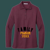 Women's Silk Touch Long Sleeve Polo Thumbnail
