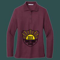 Women's Silk Touch Long Sleeve Polo Thumbnail