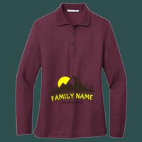 Women's Silk Touch Long Sleeve Polo Thumbnail