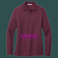 Women's Silk Touch Long Sleeve Polo Thumbnail