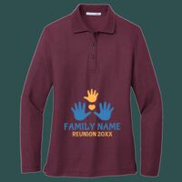 Women's Silk Touch Long Sleeve Polo Thumbnail