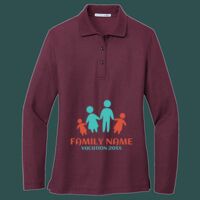 Women's Silk Touch Long Sleeve Polo Thumbnail