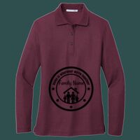 Women's Silk Touch Long Sleeve Polo Thumbnail