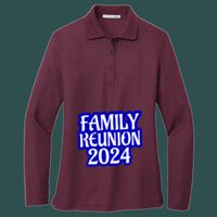 Women's Silk Touch Long Sleeve Polo Thumbnail
