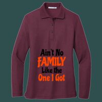 Women's Silk Touch Long Sleeve Polo Thumbnail