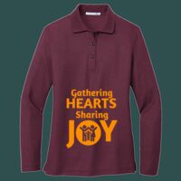 Women's Silk Touch Long Sleeve Polo Thumbnail