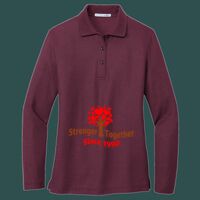 Women's Silk Touch Long Sleeve Polo Thumbnail