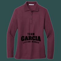 Women's Silk Touch Long Sleeve Polo Thumbnail